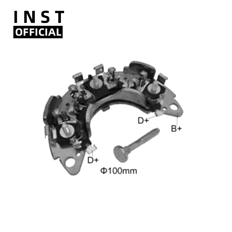 ALTERNATOR GENERATORS RECTIFIER BRIDGE FOR HR720 L1656320 L1657320 L1707302 2323077A00 133377 RH-40C
ALTERNATOR GENERATORS RECTIFIER BRIDGE FOR HR720 L1656320 L1657320 L1707302 2323077A00 133377 RH-40C