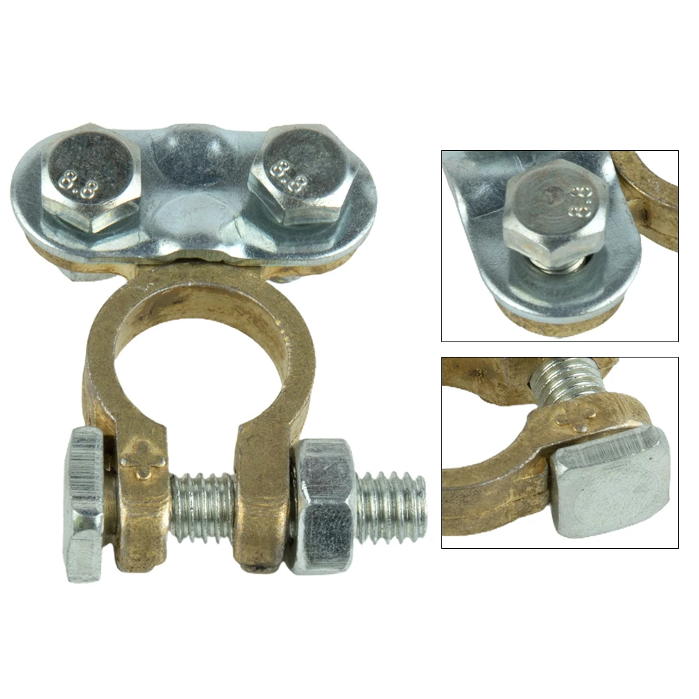 2Pcs Brass/Aluminium 12V Battery Terminals Connectors Leisure Clamps Car Van Caravan Campervan Gold/silver
2Pcs Brass/Aluminium 12V Battery Terminals Connectors Leisure Clamps Car Van Caravan Campervan Gold/silver