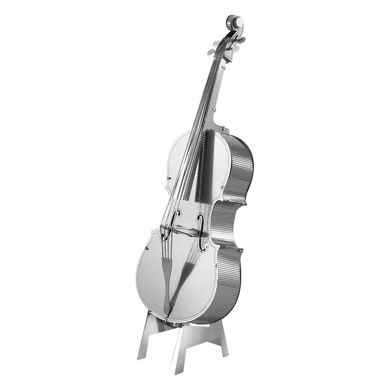 

METALHEAD Bass Cello All-Metal Stainless Steel Diy Assembly Model Glue-Free Three-Dimensional Metal Puzzle Toy