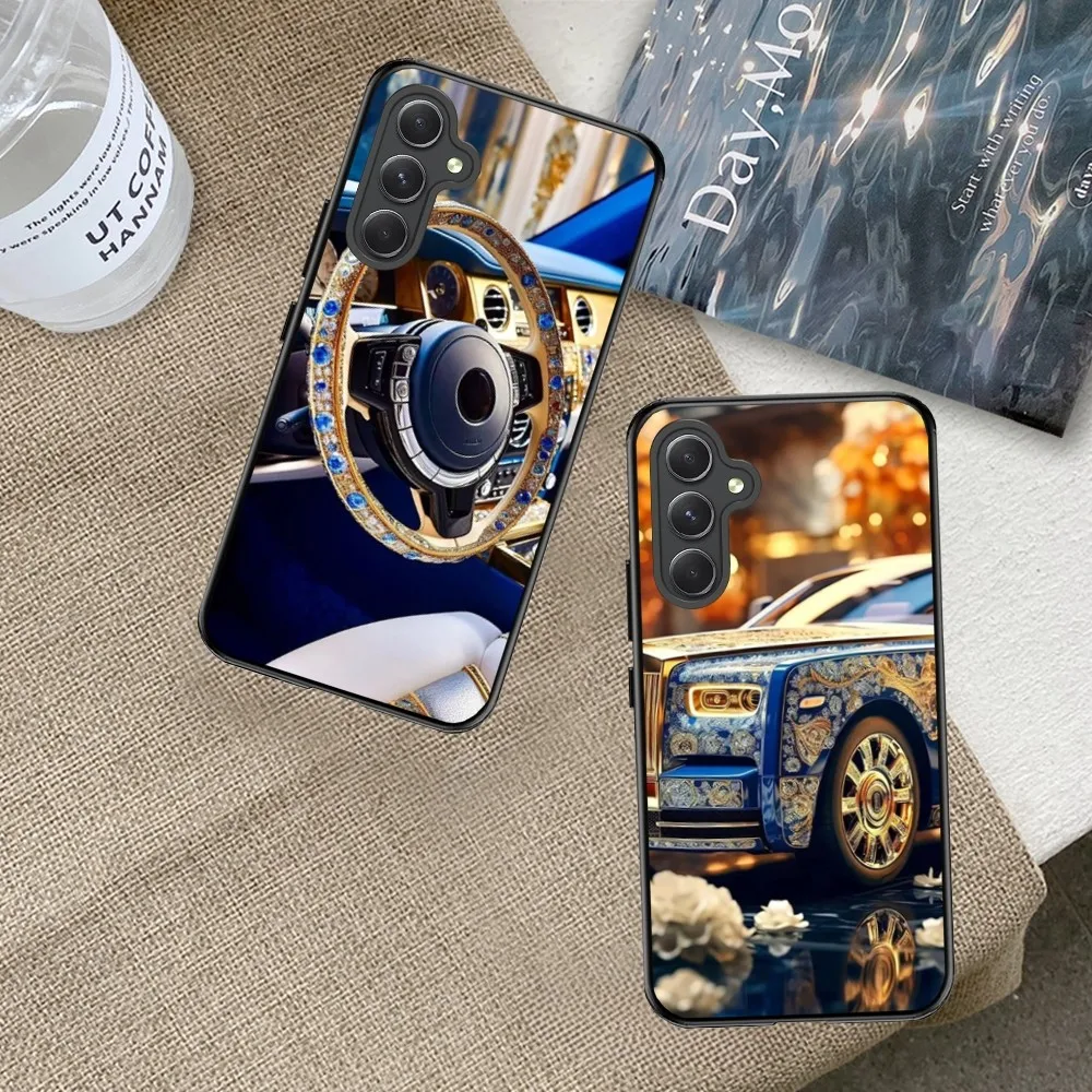 

C-Cool high-end sports car-R Phone Case For Samsung Galaxy S23 S22 S21 S20 Plus Ultra M54 Note20 Soft Black Phone Cover