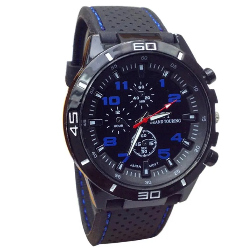 

2015 Quartz Watch Men Military Watches Sport Wristwatch Silicone Fashion Hours Mechanical Wrist Watches Reloj Hombre 2024 New