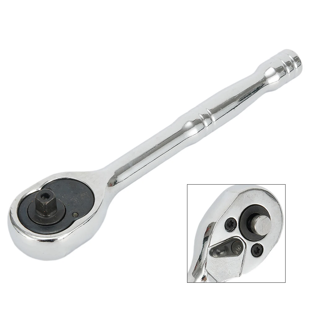 1/4 3/8 1/2 24 Teeth Reversible High Torque Ratchet Wrench Socket Quick Release Square Head Spanner For Repairing Hand Tools
1/4 3/8 1/2 24 Teeth Reversible High Torque Ratchet Wrench Socket Quick Release Square Head Spanner For Repairing Hand Tools