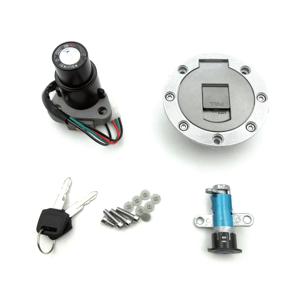 

1 Set Motorcycle Fuel Gas Tank Cap Ignition Switch Seat Lock Keys For Yamaha TZR TZM TDM 125 150 850 TZR125 TZM150 TZR150 TDM850