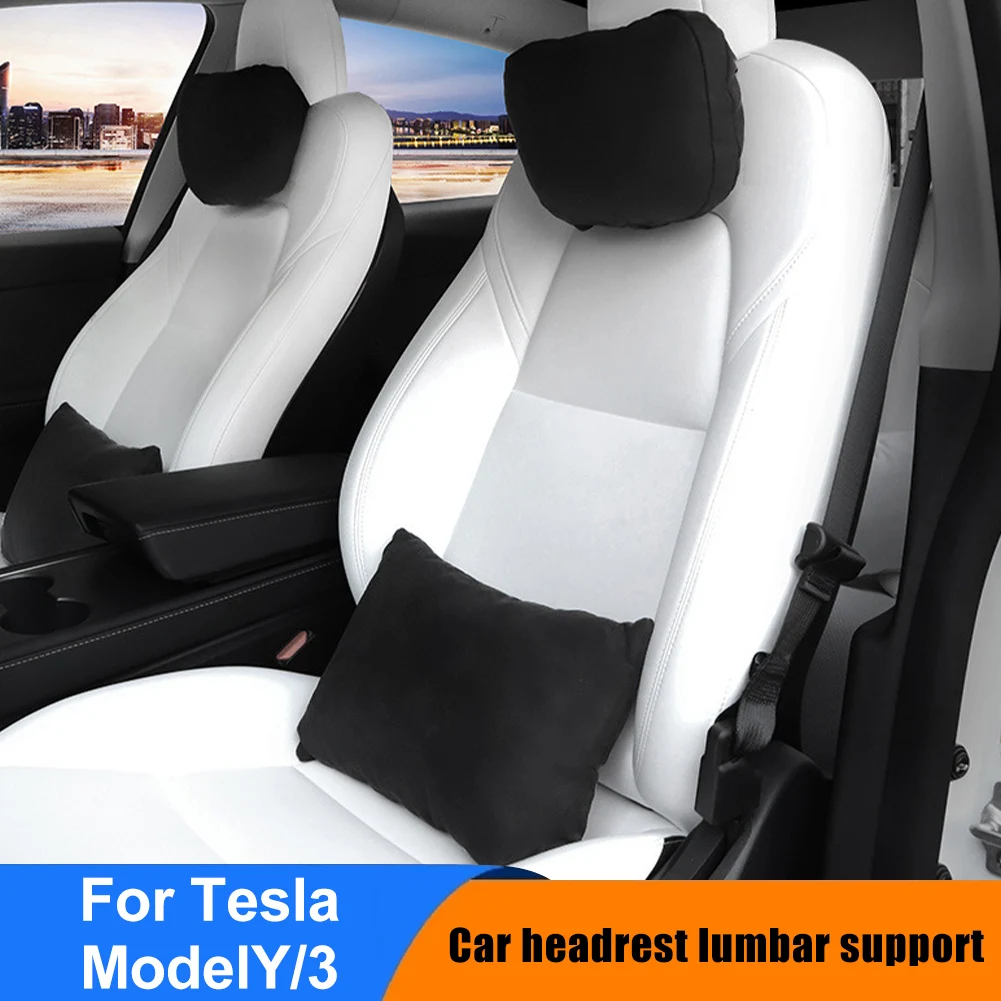 Car Headrest Neck Pillow Lumbar Support Pillow To Relieve Fatigue Suitable For Tesla Model 3 Y Car Interior Accessories
Car Headrest Neck Pillow Lumbar Support Pillow To Relieve Fatigue Suitable For Tesla Model 3 Y Car Interior Accessories