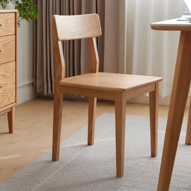 

Современные минималистичные кухонные дизайнерские обеденные стулья, деревянные скандинавские стулья для спальни, стулья для столовой, мебель HYDC