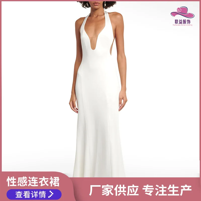 New summer tube top V-neck sexy dress mopping skirt fashion trend ins wind backless dress summer for women dress
New summer tube top V-neck sexy dress mopping skirt fashion trend ins wind backless dress summer for women dress