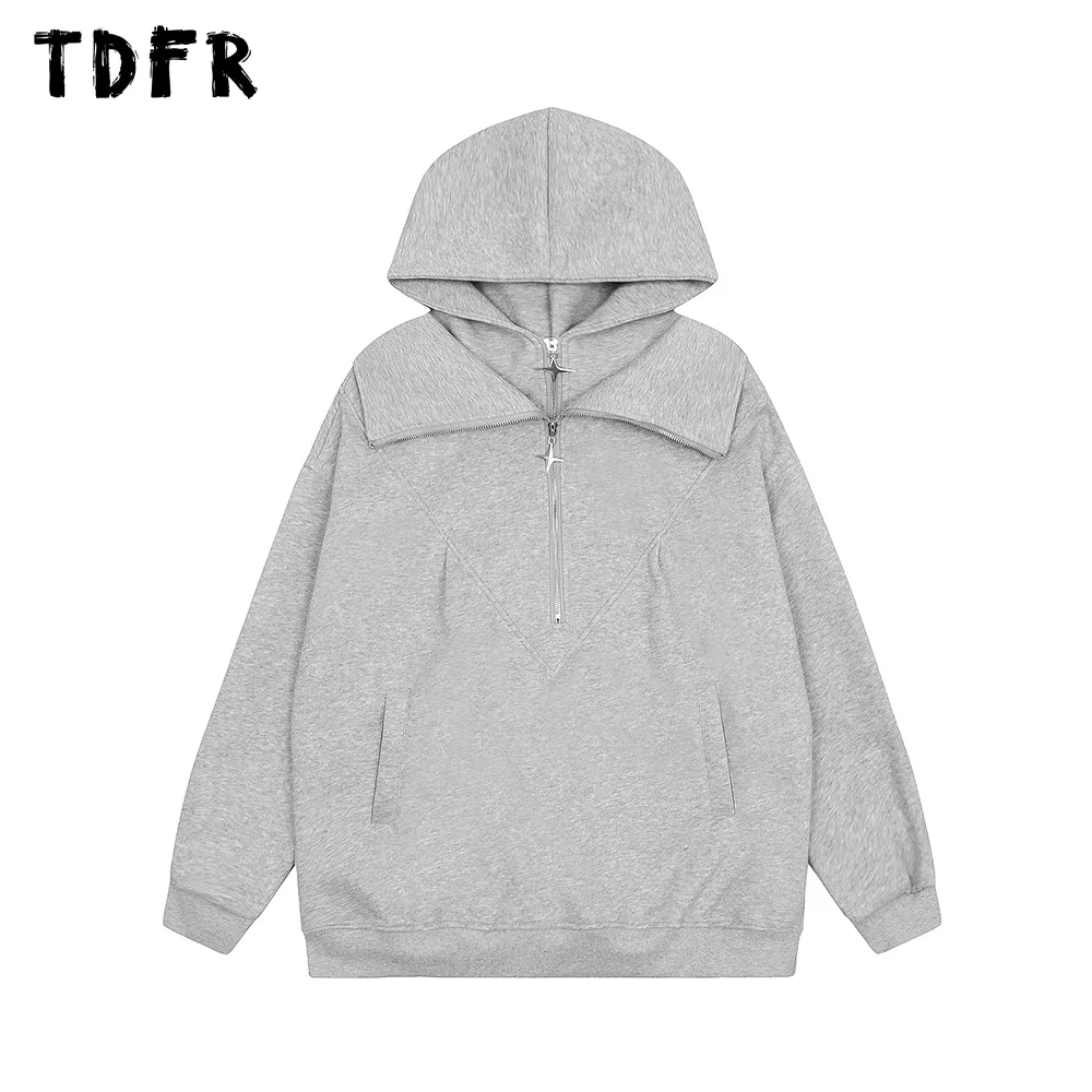 Zipper Decoration Hoodies Sweatshirts Mens Spliced Solid Color Autumn Casual Loose Long Sleeve Hoodies Men
Zipper Decoration Hoodies Sweatshirts Mens Spliced Solid Color Autumn Casual Loose Long Sleeve Hoodies Men