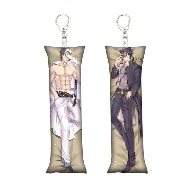 Jojo no Kimyō na Bōken Keychain Kujō Jōtarō Mini Dakimakura Pendant Key Chain Double-Side Print Pillow Bag Hanging Jewelry
Jojo no Kimyō na Bōken Keychain Kujō Jōtarō Mini Dakimakura Pendant Key Chain Double-Side Print Pillow Bag Hanging Jewelry