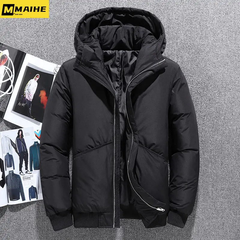 Hooded New Down Jackets Coat Men's Winter Coat White Duck Down Short Men's Clothing Free Shipping Lightweight Padded Jackets
Hooded New Down Jackets Coat Men's Winter Coat White Duck Down Short Men's Clothing Free Shipping Lightweight Padded Jackets