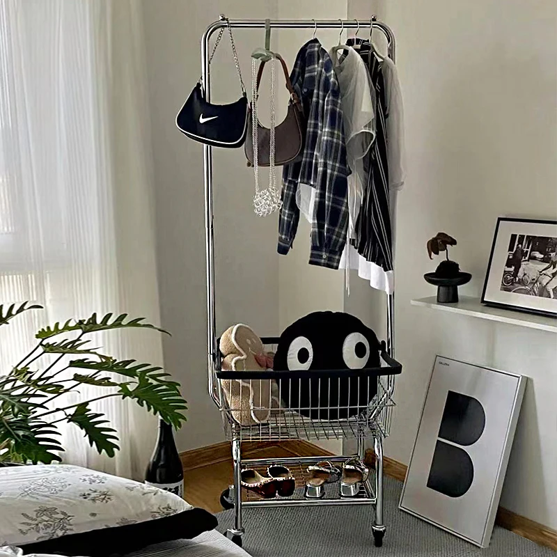 Hanger Clothes Rack Wardrobes Foldable Bags Bedroom Living Room Storage Clothes Hanger Entrance Mobile Kledingrek Furniture Home
Hanger Clothes Rack Wardrobes Foldable Bags Bedroom Living Room Storage Clothes Hanger Entrance Mobile Kledingrek Furniture Home