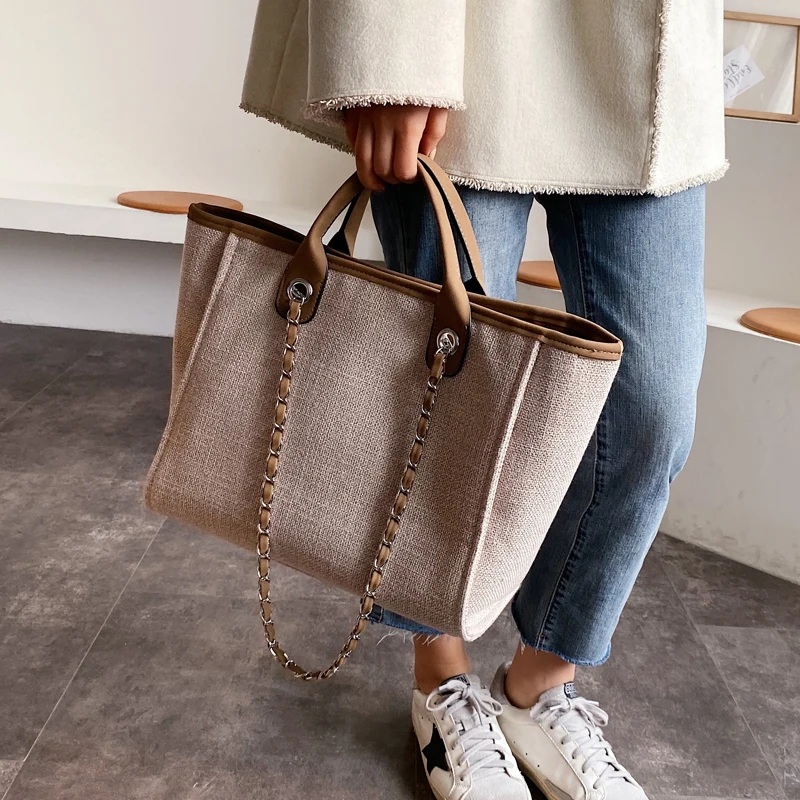 casual large capacity tote designer chains women handbags luxury canvas lady shoulder mesenger bags female big purses 2020 new
casual large capacity tote designer chains women handbags luxury canvas lady shoulder mesenger bags female big purses 2020 new