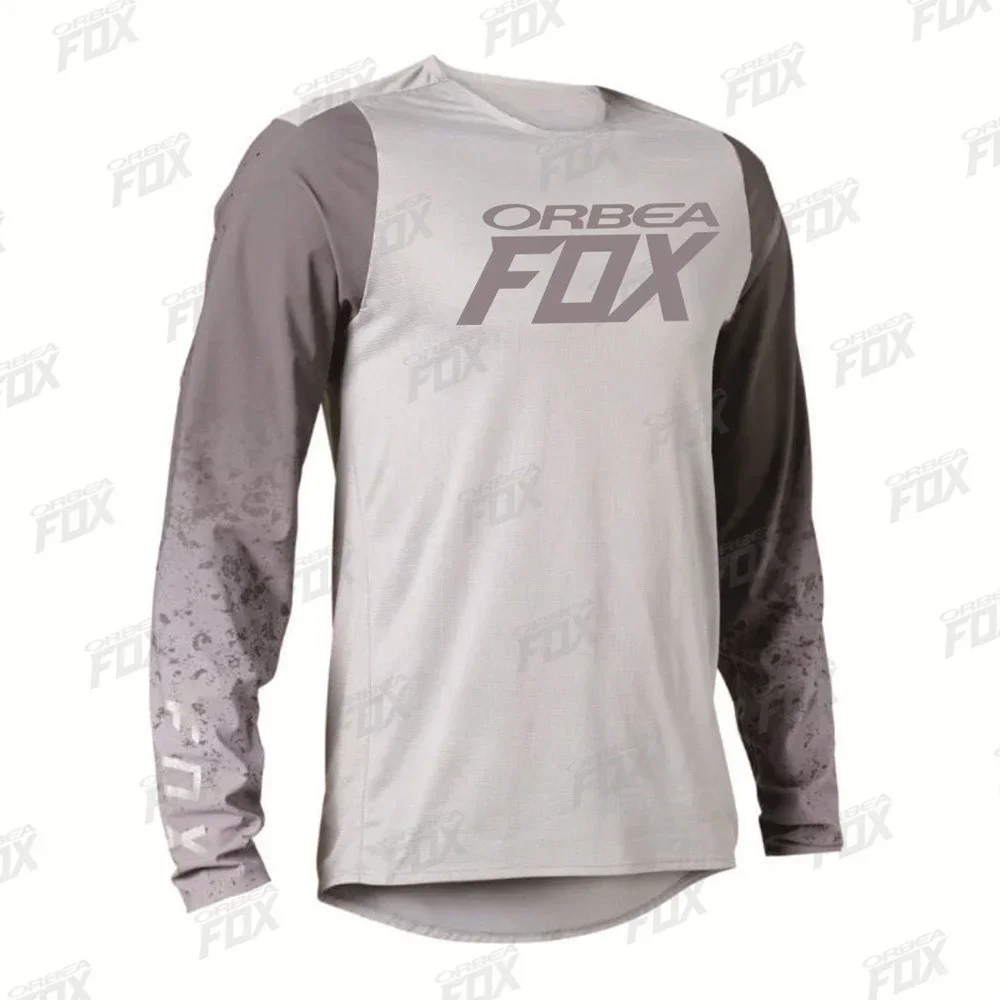 

2023 ORBEA FOX New Downhill Jersey Motocross Shirt Motorcycle Off-road T-shirt Ride Bicycle Long-sleeve Mtb Jersey Moto Polera M