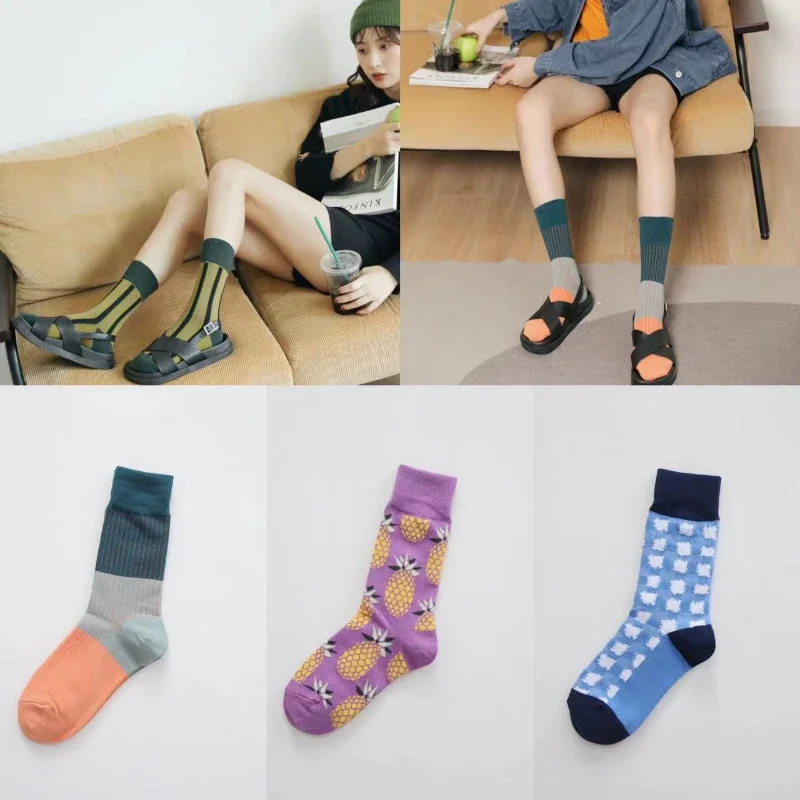 INS Personalized Fashion Unisex Socks Japanese and Korean Vintage Street Autumn and Winter Pure Cotton Socks for Men and Women
INS Personalized Fashion Unisex Socks Japanese and Korean Vintage Street Autumn and Winter Pure Cotton Socks for Men and Women