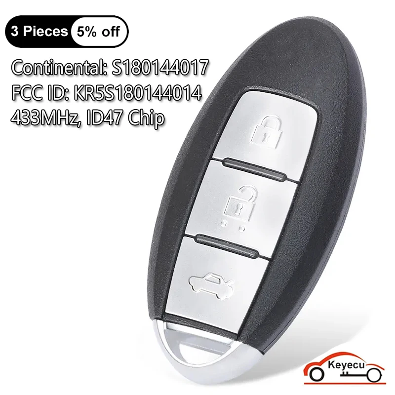 KEYECU 3 кнопочный чип 433 МГц ID47 для Nissan Altima Maxima Teana Pathfinder Titan 2013-2016 Автомобильная фотосессия S180144017
KEYECU 3 кнопочный чип 433 МГц ID47 для Nissan Altima Maxima Teana Pathfinder Titan 2013-2016 Автомобильная фотосессия S180144017