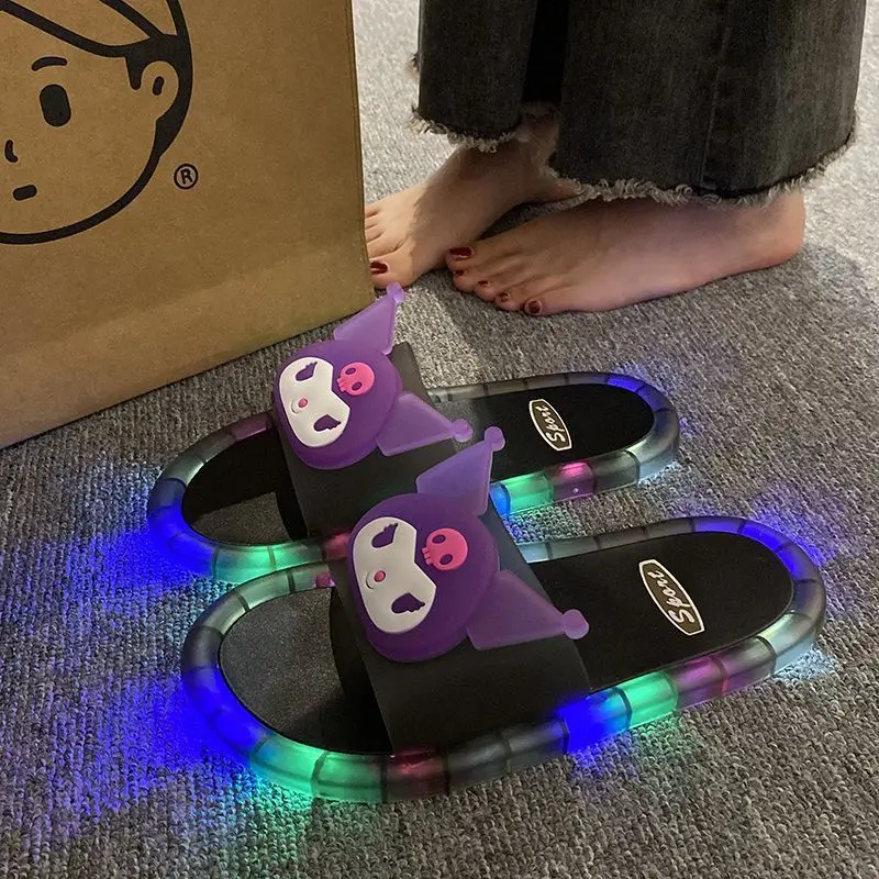 Summer Sanrio My Melody Cinnamoroll Anime Kawaii Light Slippers Cute Cartoon Kuromi Flash Fashion Shoes Girls Gifts
Summer Sanrio My Melody Cinnamoroll Anime Kawaii Light Slippers Cute Cartoon Kuromi Flash Fashion Shoes Girls Gifts