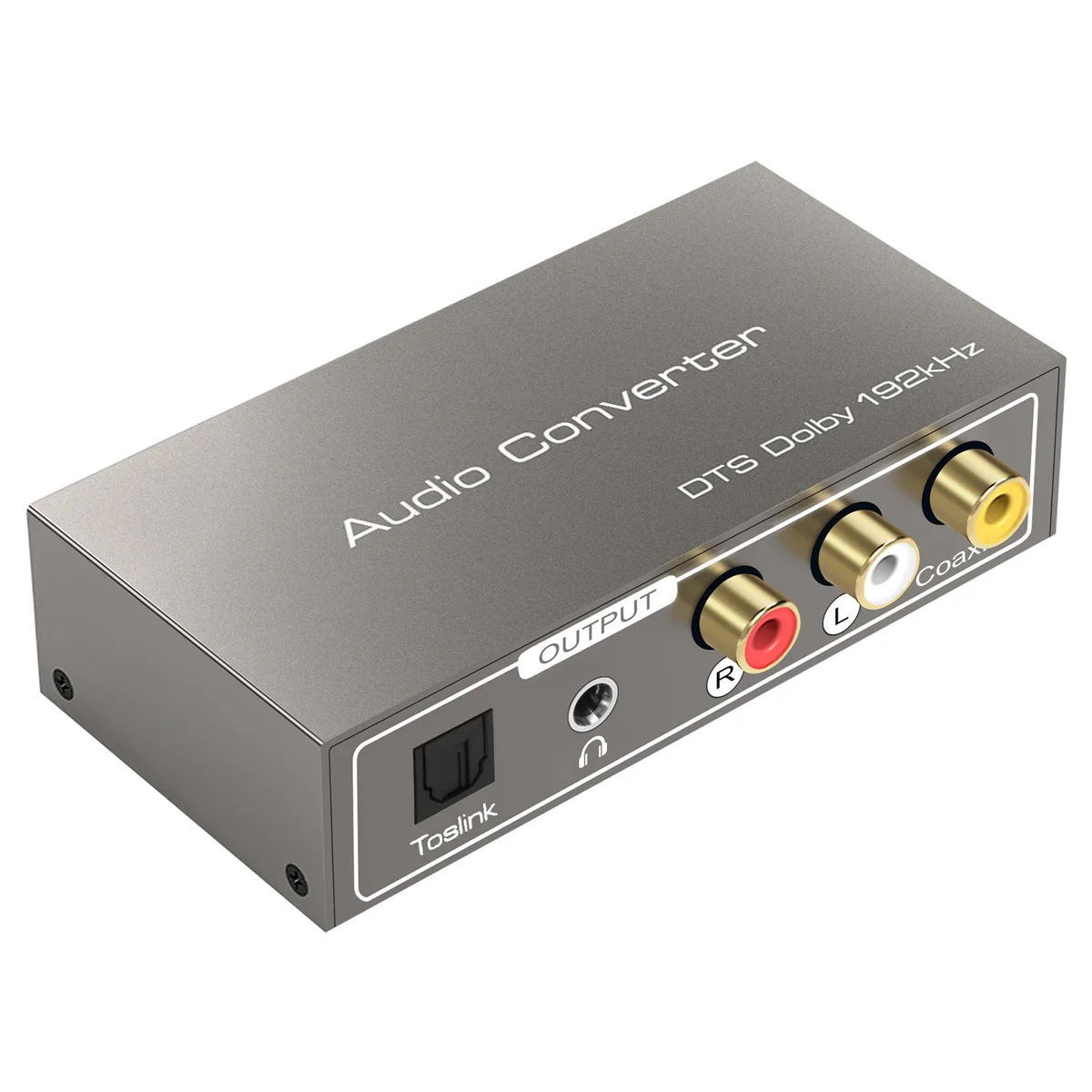 Аудиоконвертер Toslink 192 кГц, оптический коаксиальный, совместимый с HDMI ARC на коаксиальный Toslink L/R, переходник с разъемом 3,5 мм
Аудиоконвертер Toslink 192 кГц, оптический коаксиальный, совместимый с HDMI ARC на коаксиальный Toslink L/R, переходник с разъемом 3,5 мм