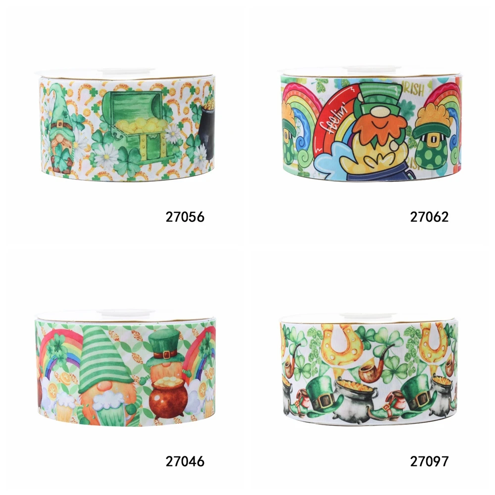 (50 ярдов) корсажная лента для бантов на День Св. Патрика, «сделай сам», подарки, материалы для рукоделия