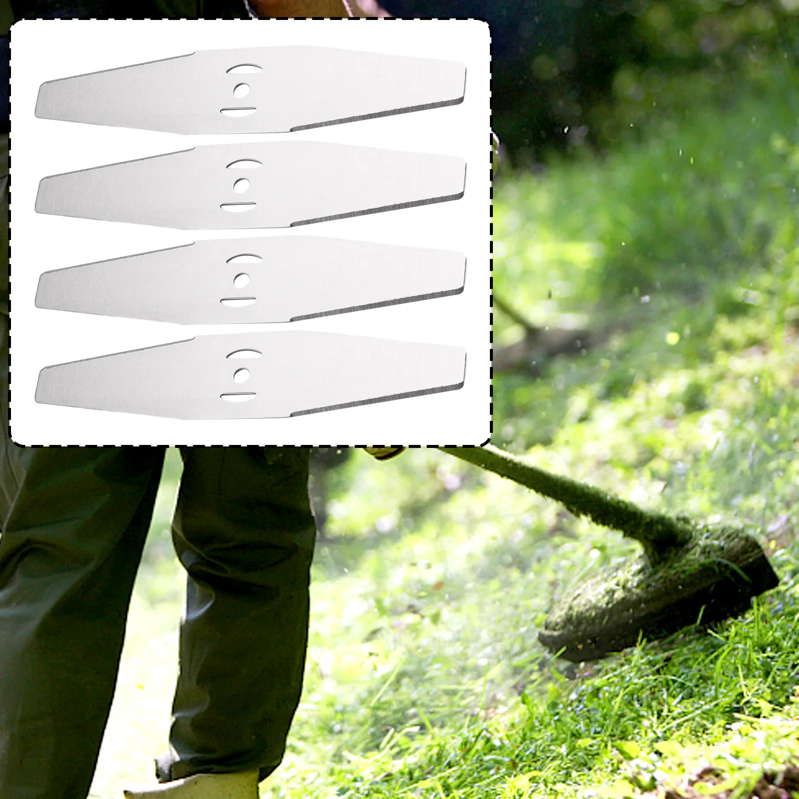 4pcs Metal Grass String Trimmer Head Blade 3 Hole Saw Blades 150mm Garden Lawn Mower Power Tool Fittings Accessories
4pcs Metal Grass String Trimmer Head Blade 3 Hole Saw Blades 150mm Garden Lawn Mower Power Tool Fittings Accessories