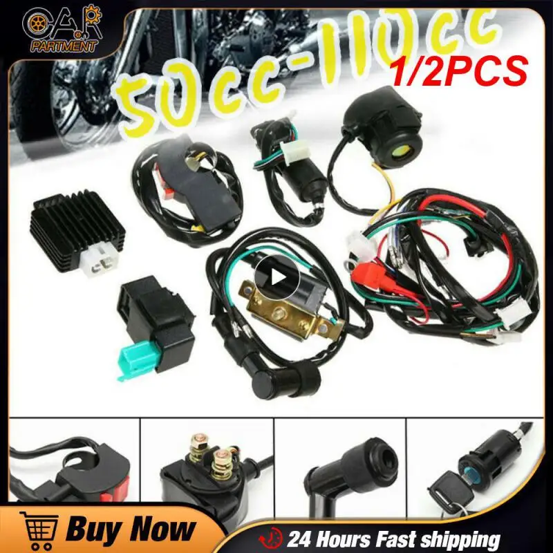 1/2PCS Wiring Harness Wire Loom CDI Ignition Coil Kit for 50cc 70cc 90cc 110cc ATV Electric Quad
1/2PCS Wiring Harness Wire Loom CDI Ignition Coil Kit for 50cc 70cc 90cc 110cc ATV Electric Quad