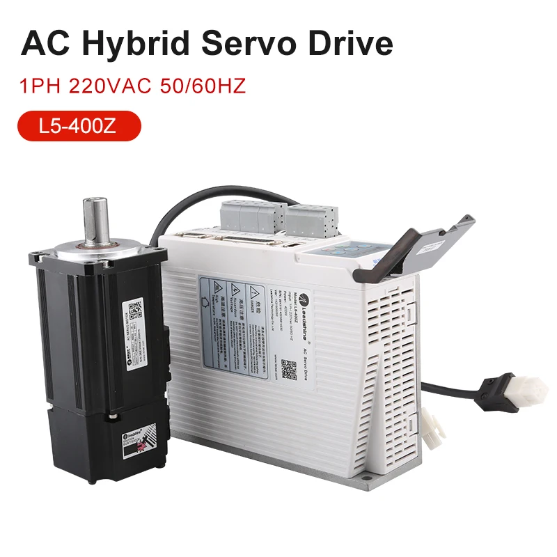 Leadshine L5-400Z AC Servo Motor Driven 1PH 220VAC 50/60HZ+ACM6004L2F-B0-L-SS Motor With Cable Connector For CNC Milling Machine
Leadshine L5-400Z AC Servo Motor Driven 1PH 220VAC 50/60HZ+ACM6004L2F-B0-L-SS Motor With Cable Connector For CNC Milling Machine