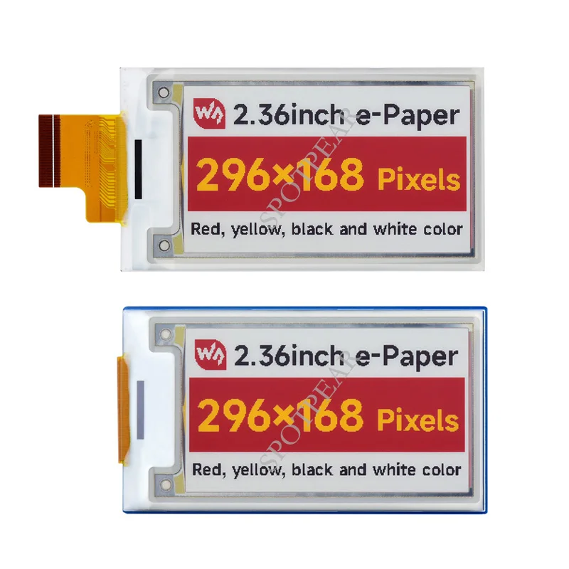 2.36inch e-Paper e-Ink Display Module SPI for Raspberry Pi/Arduino / STM32 / Jetson Nano
2.36inch e-Paper e-Ink Display Module SPI for Raspberry Pi/Arduino / STM32 / Jetson Nano
