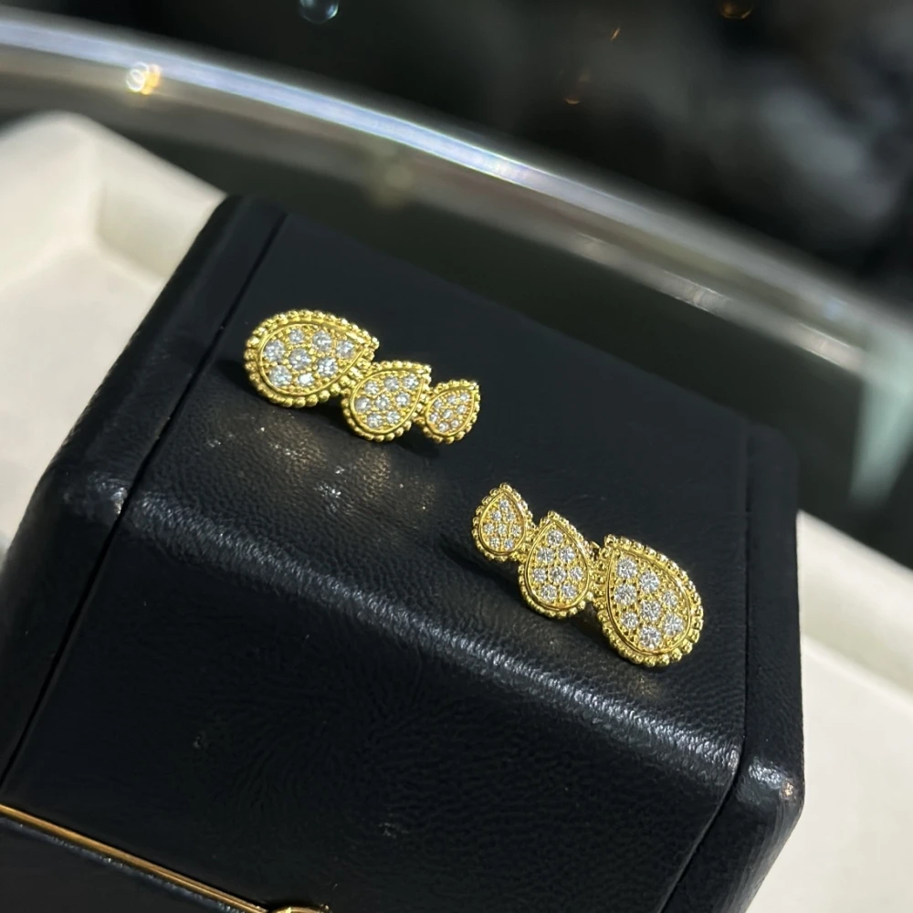 S925 Silver Gold Water Drop Wheat Ear Bead Edge High-End Temperament High Light Luxury Earrings
S925 Silver Gold Water Drop Wheat Ear Bead Edge High-End Temperament High Light Luxury Earrings