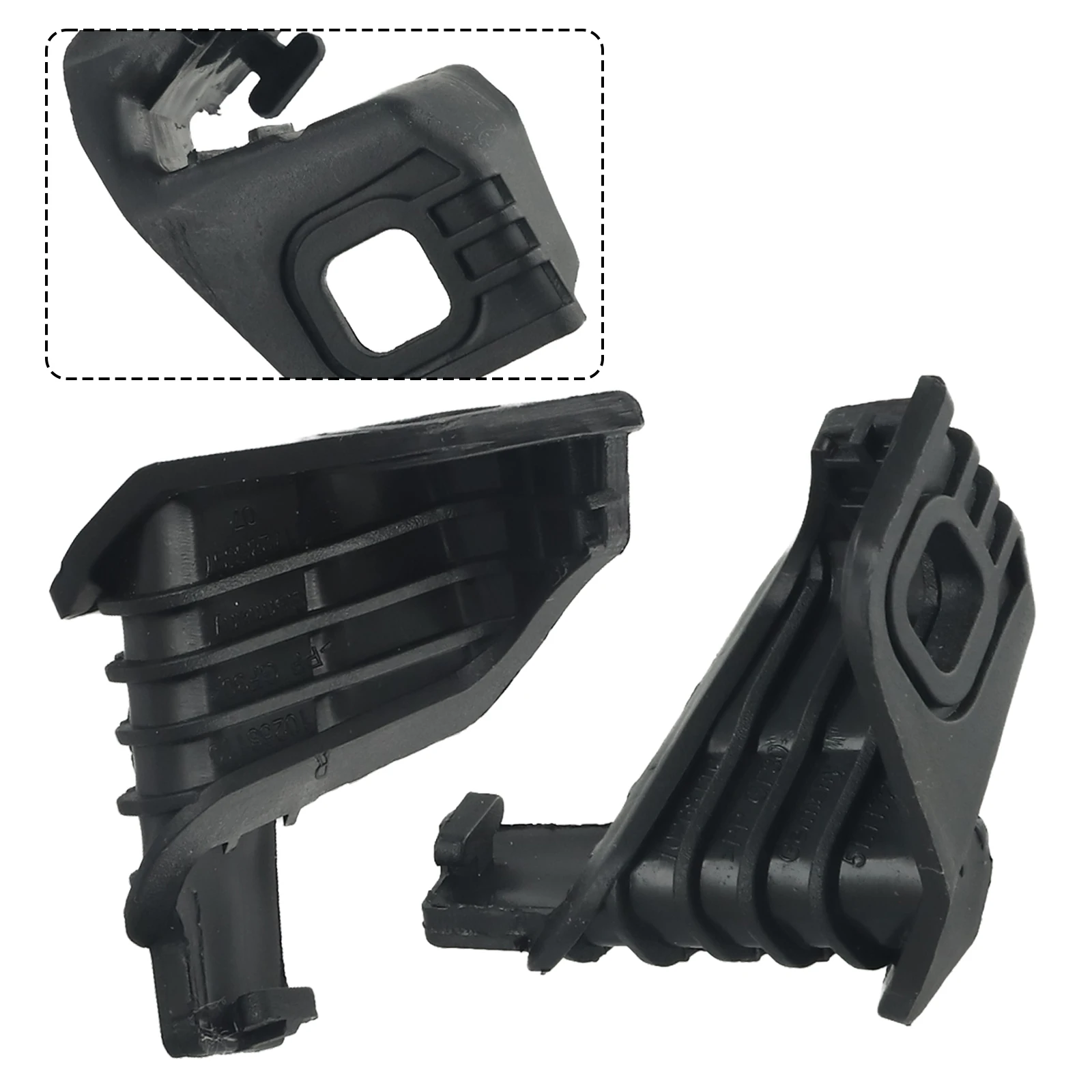 

Clip Headlight Brackets Pair Plastic 51647285597/598 Black Mount Bracket For BMW F30 F31 F32 F33 F36 Brand New