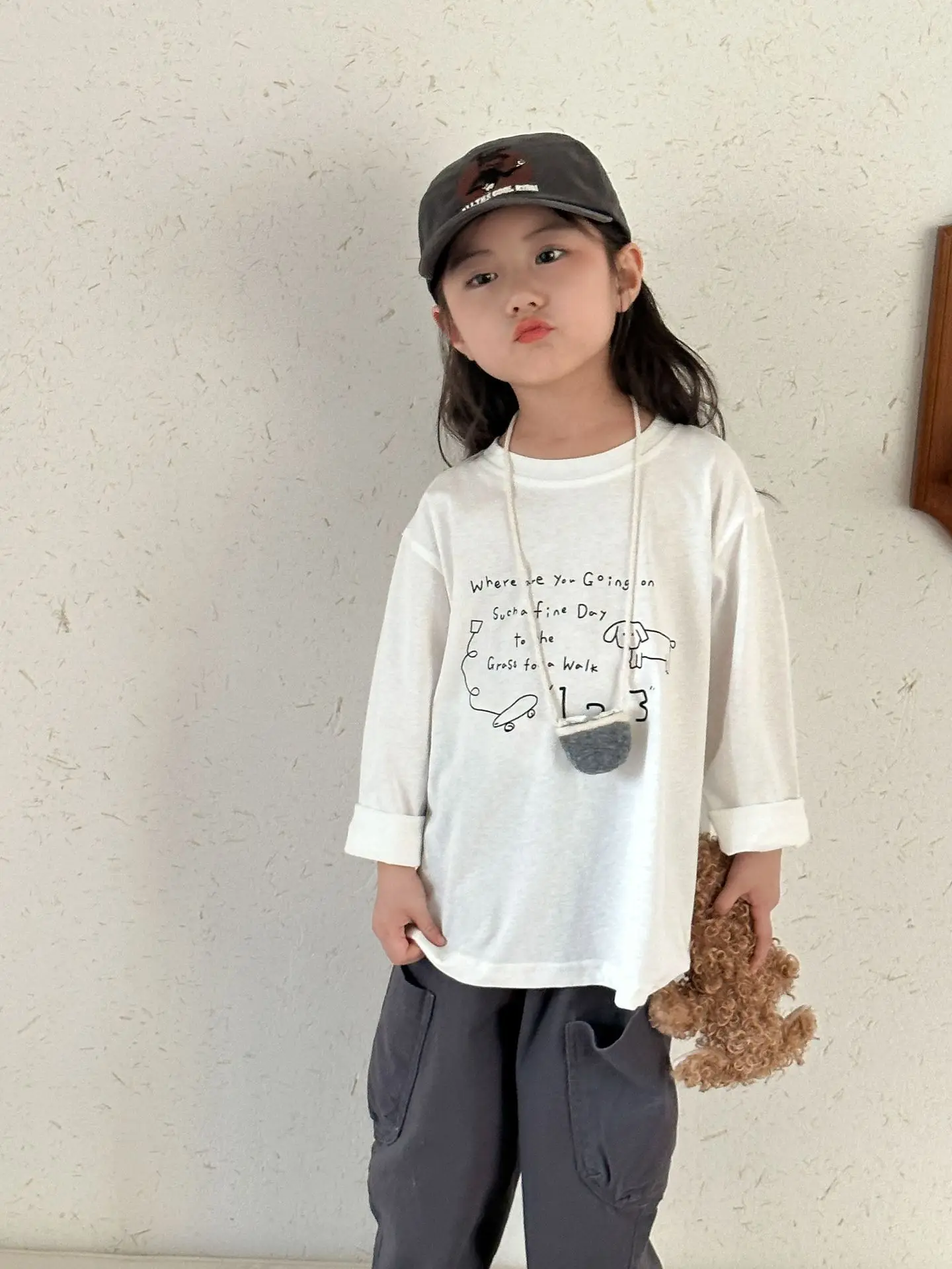 2025 Spring New Children Long Sleeve T Shirts Letter Print Girls Cotton Casual Tees Boys Versatile Bottoming Shirts Kids Clothes 32 Sc646271a33554ca6bfe6bf0688cf3879Y