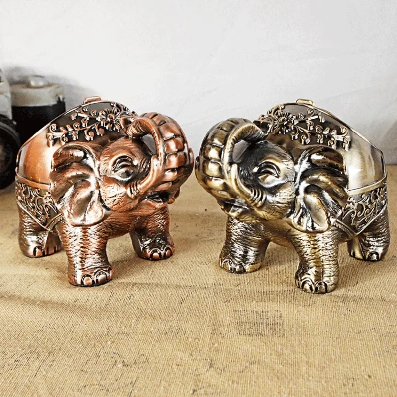 Alloy 5D Standing Elephant Ashtray Creative and Personalized Trendy Metal Ashtray with Lid
Alloy 5D Standing Elephant Ashtray Creative and Personalized Trendy Metal Ashtray with Lid