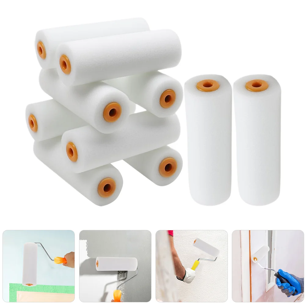 

10.5cm Sponge Paint Gloss Paint Paint Paint Sponge Paint Foam Paint Roller Sleeves Sleeves For House Painting Sponge Nap Nap