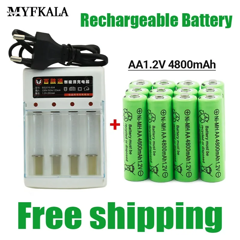 New 1.2V 4800mAh Nickel Hydrogen AA Rechargeable Battery Rechargeable Nickel Hydrogen AA Rechargeable Toy Microphone
New 1.2V 4800mAh Nickel Hydrogen AA Rechargeable Battery Rechargeable Nickel Hydrogen AA Rechargeable Toy Microphone