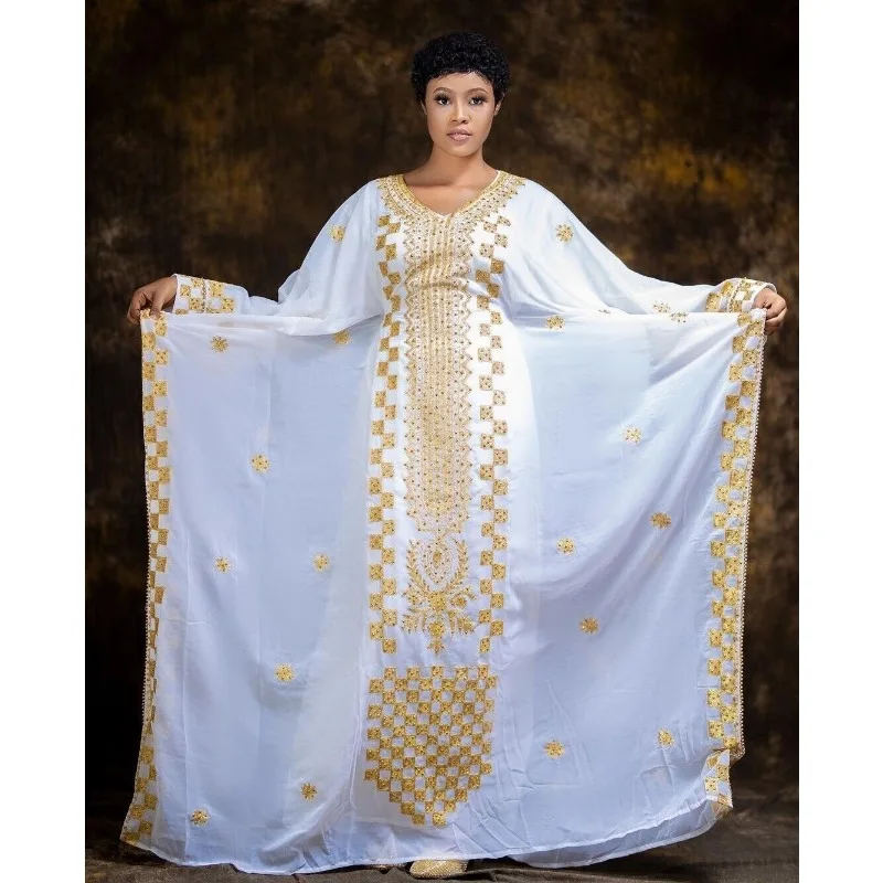 

Белое платье-кафтаны фараша абайя из Дубая, Марокко, очень красивое длинное платье, модные тенденции