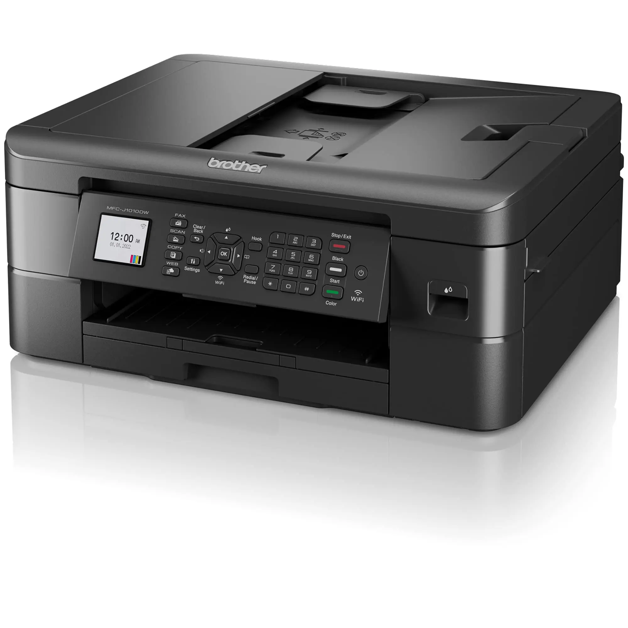MFC-J1010DW Wireless Color Inkjet All-in-One Printer with Mobile Device and Duplex Printing, Refresh Subscription
MFC-J1010DW Wireless Color Inkjet All-in-One Printer with Mobile Device and Duplex Printing, Refresh Subscription