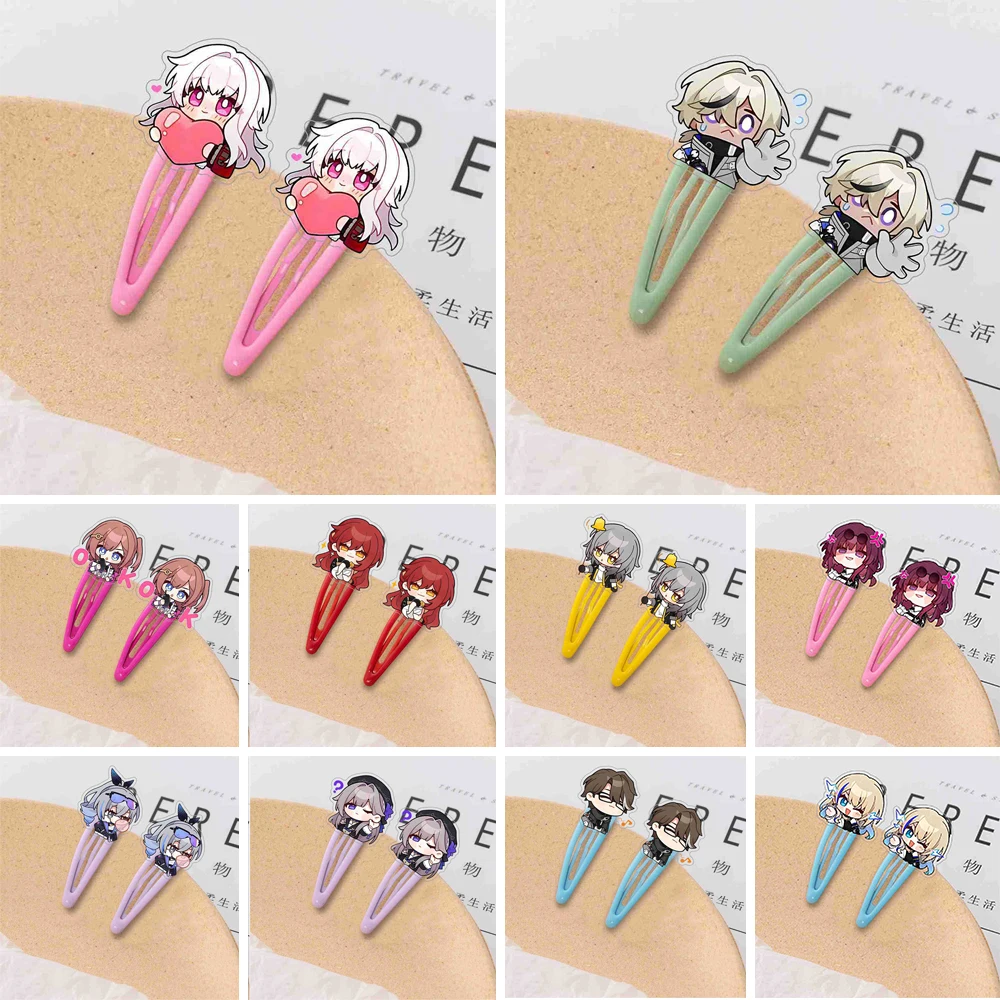 Honkai Star Rail Game Hair Clip Pin Acrylic Women Girl HairClips Danheng Clara Kafka Herta Character Hairwear Jewelry Headdress
Honkai Star Rail Game Hair Clip Pin Acrylic Women Girl HairClips Danheng Clara Kafka Herta Character Hairwear Jewelry Headdress