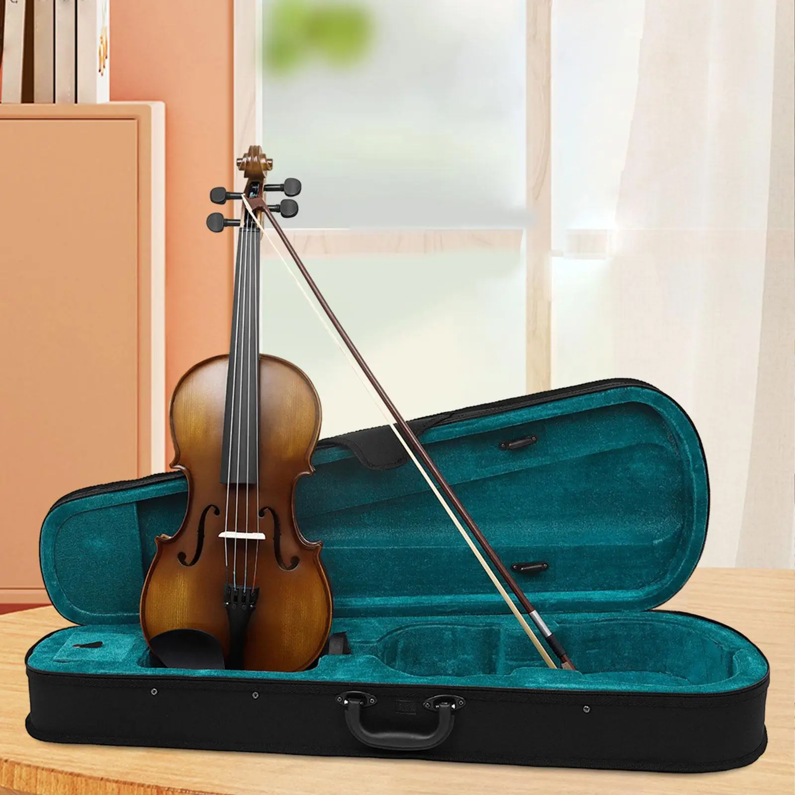 

4/4 Violin Set Portable Beginner Violin Kits for Violin Lover Beginner Teens