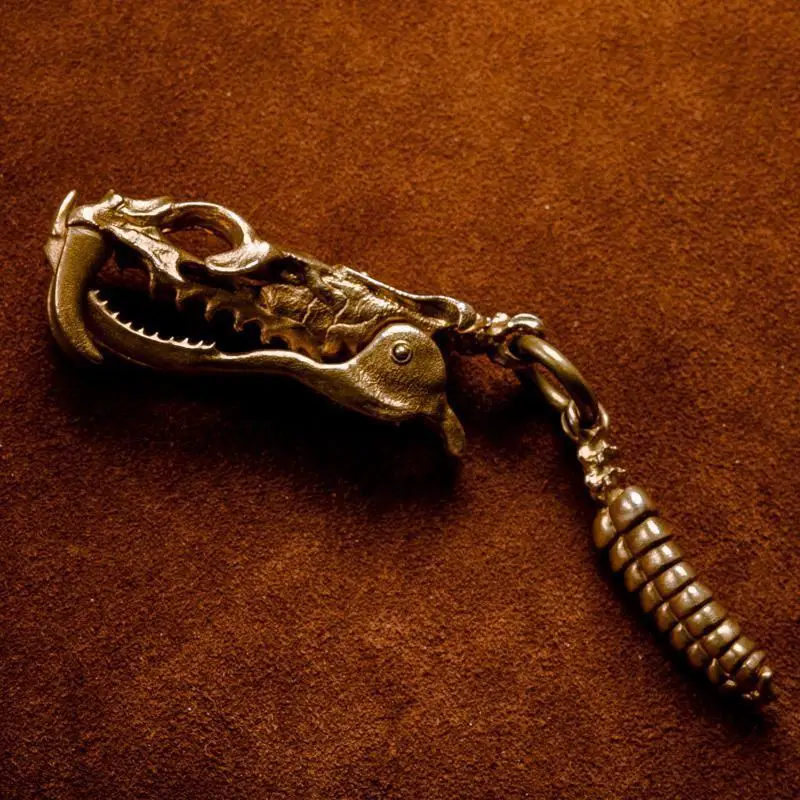 Pure Copper Made Old Snake Skull, Rattlesnake Tail Keychain, Retro Pendant, Headband Metal Accessories, Bag Hanging Gift
Pure Copper Made Old Snake Skull, Rattlesnake Tail Keychain, Retro Pendant, Headband Metal Accessories, Bag Hanging Gift