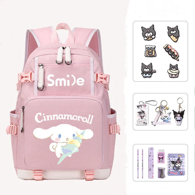Cartoon Cute Kawaii Sanrioed Cinnamoroll Genuine Edition New Large Capacity Light Backpack for Junior High School Students
Cartoon Cute Kawaii Sanrioed Cinnamoroll Genuine Edition New Large Capacity Light Backpack for Junior High School Students