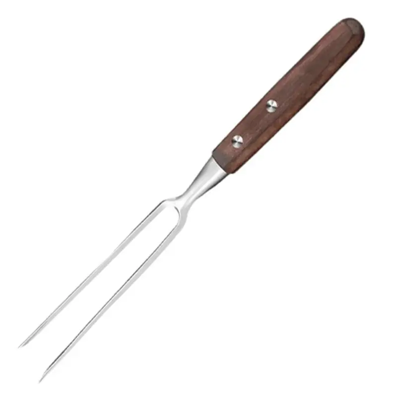 BBQ Fork Meat Fork Stainless Steel Carving Fork Multipurpose Meat Fork Heat Insulation Wooden Handle Bbq Fork for Cooking Grill
BBQ Fork Meat Fork Stainless Steel Carving Fork Multipurpose Meat Fork Heat Insulation Wooden Handle Bbq Fork for Cooking Grill