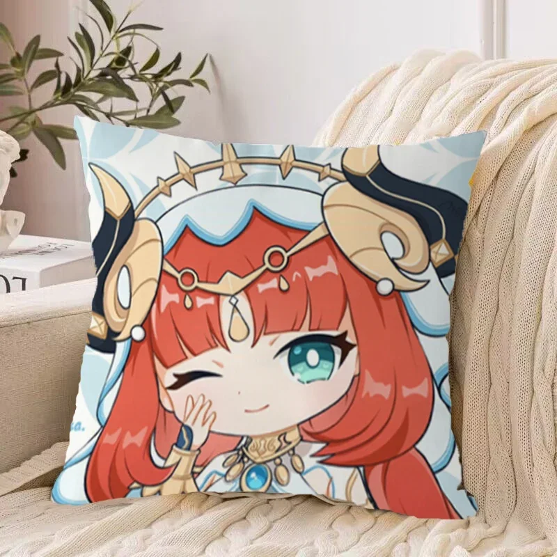 Throw Pillow Covers for Decorative Cushions Genshin Impact Cushion Cover 40x40cm Ornamental Pillows Pillowcase 45*45 Short Plush
Throw Pillow Covers for Decorative Cushions Genshin Impact Cushion Cover 40x40cm Ornamental Pillows Pillowcase 45*45 Short Plush