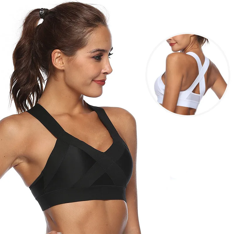 Women Sports Bra Back Cross Yoga Bra Push Up Shockproof Fitness Gym Crop Tops Workout Athletic Bras Running Tops Sportswear
Women Sports Bra Back Cross Yoga Bra Push Up Shockproof Fitness Gym Crop Tops Workout Athletic Bras Running Tops Sportswear