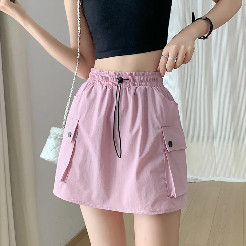 Women's Overalls Summer Fashion All-Match High Waist Three-Point Shorts Skirts Casual American Sports Culottes Women's Clothing
Women's Overalls Summer Fashion All-Match High Waist Three-Point Shorts Skirts Casual American Sports Culottes Women's Clothing