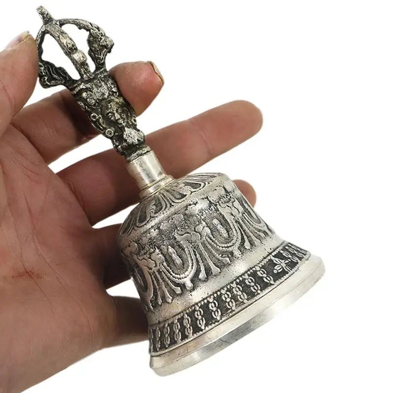 Tibetan Buddhist Meditation Hand Bell Handmade Dharma Objects Bell Hand Bell Meditation & Prayer Bells Dorje Set Home Decoration
Tibetan Buddhist Meditation Hand Bell Handmade Dharma Objects Bell Hand Bell Meditation & Prayer Bells Dorje Set Home Decoration