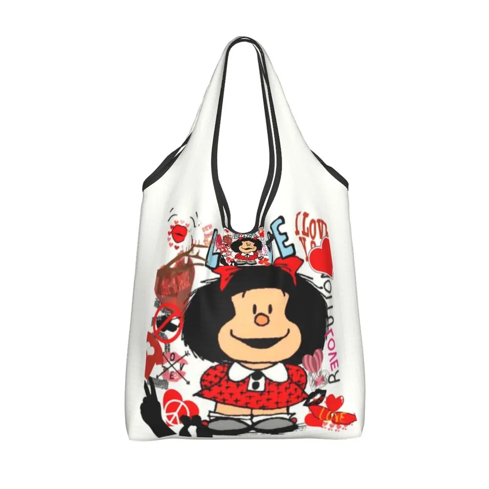 Custom Vintage Mafalda Manga Grocery Shopping Bag 106 Sc65ab1e2d99d402da401e8a3630fef041