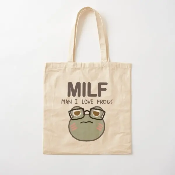 Сумка унисекс из хлопчатобумажной ткани с принтом «Я люблю лягушки»
Сумка унисекс из хлопчатобумажной ткани с принтом «Я люблю лягушки»