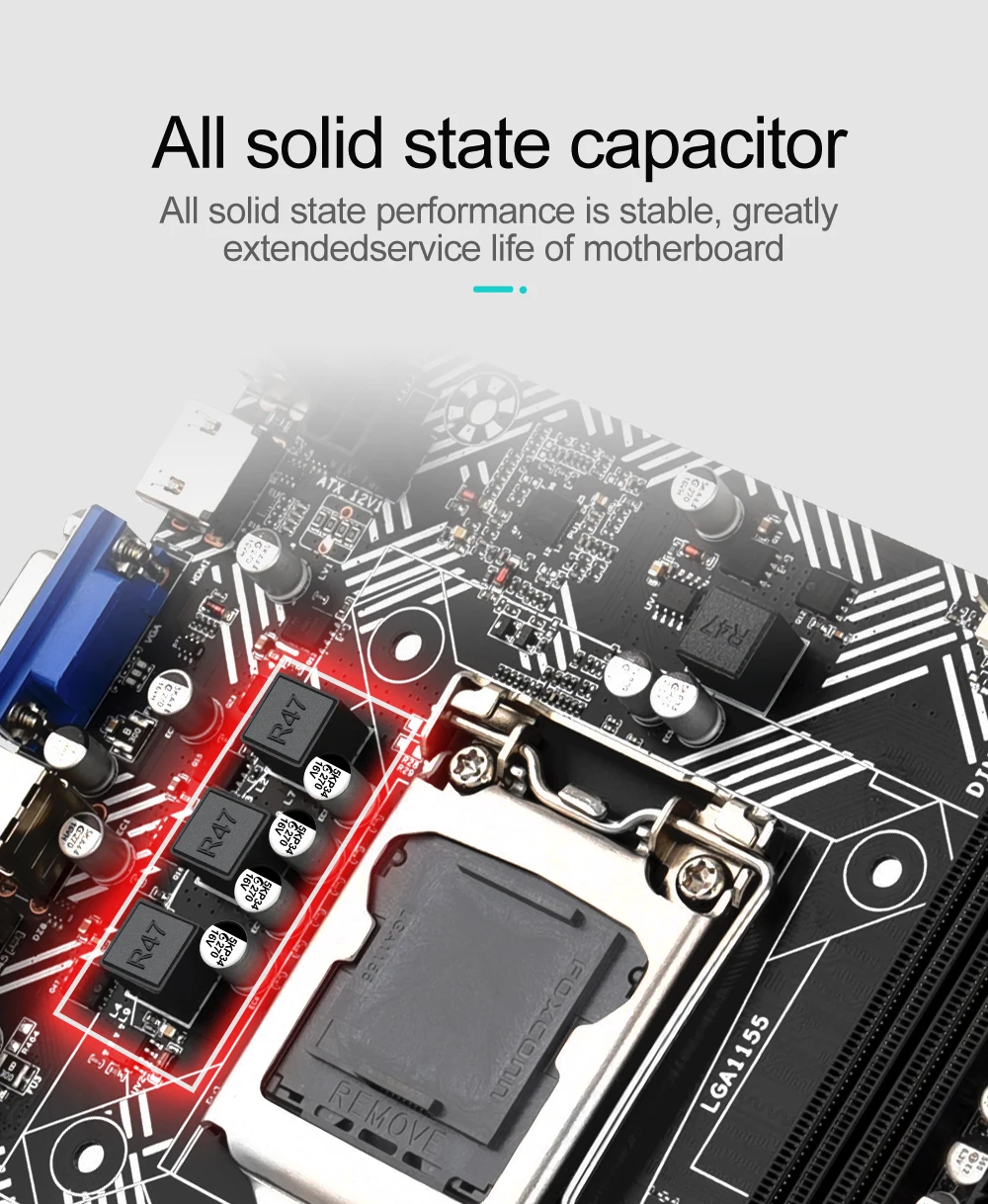B75M-VH motherboard lga 1155 B75A 1155 With I5 3570 CPU DDR3 8G1600 NVME M.2 USB3.0 SATA3.0 B75M Base plate Desktop Motherboard B75M-VH motherboard lga 1155 B75A 1155 With I5 3570 CPU DDR3 8G1600 NVME M.2 USB3.0 SATA3.0 B75M Base plate Desktop Motherboard