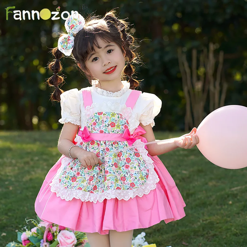 2 Pcs Spain Gauze Skirt Tutu Lolita Dress Floral Girl Dresses Baby Summer for Girls Princess Clothes Vestidos Party Kids Wear
2 Pcs Spain Gauze Skirt Tutu Lolita Dress Floral Girl Dresses Baby Summer for Girls Princess Clothes Vestidos Party Kids Wear