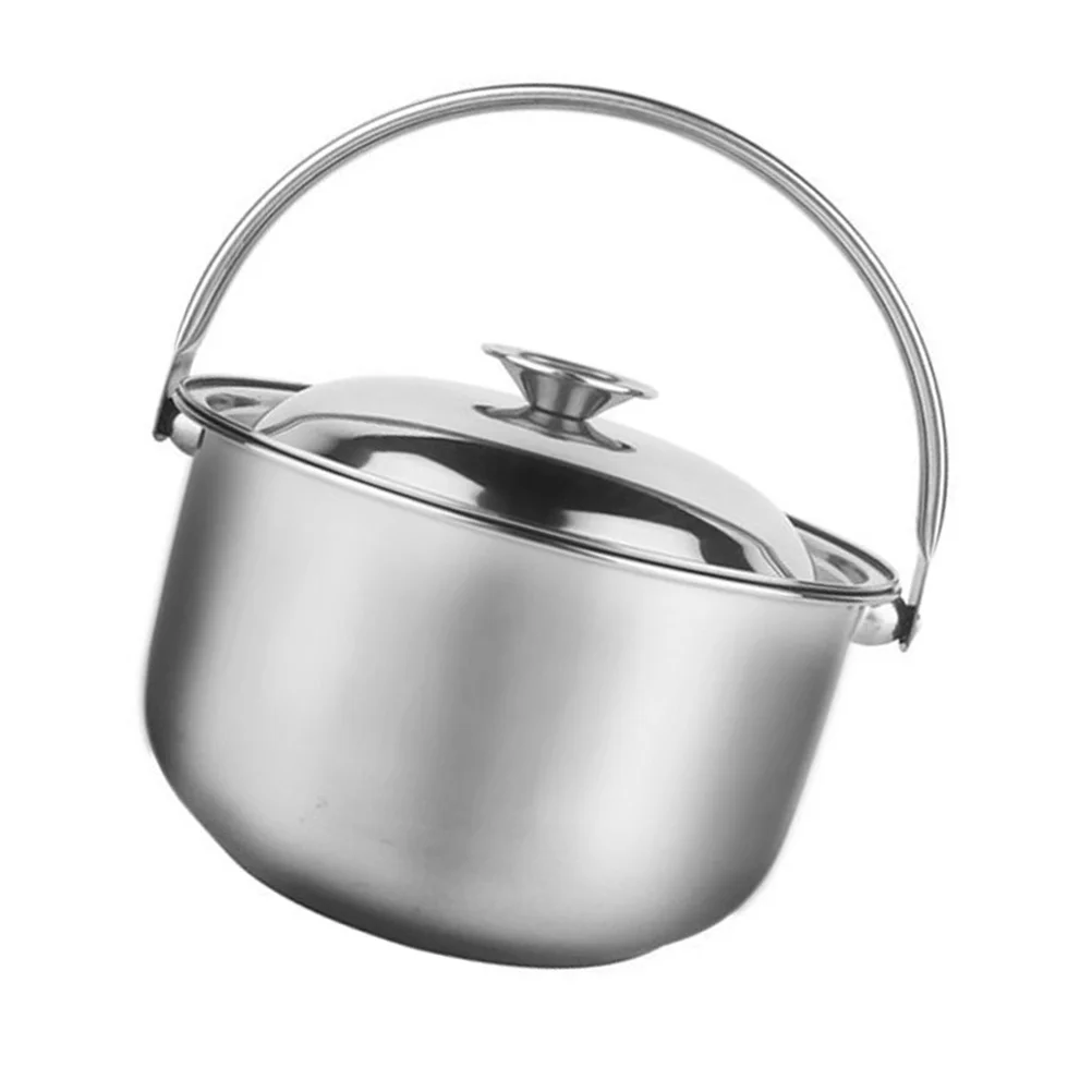 Multi-Purpose Cooking Pot Handle Soup Pot Stainless Steel Soup Pot with Lid Multipurpose Soup Pot Heat Resistant Stewing Pot
Multi-Purpose Cooking Pot Handle Soup Pot Stainless Steel Soup Pot with Lid Multipurpose Soup Pot Heat Resistant Stewing Pot