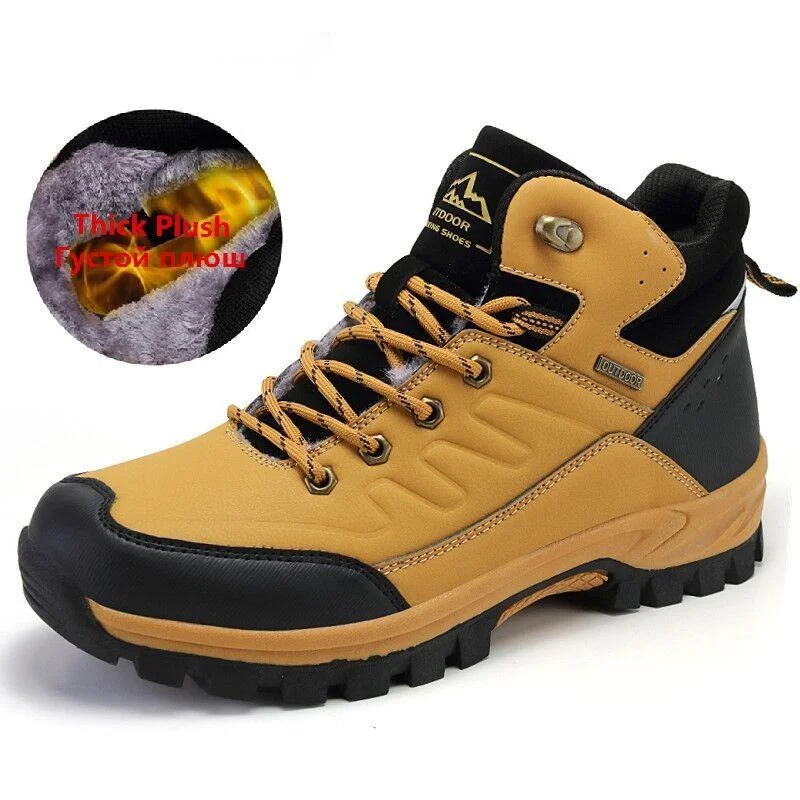 TRILEINO Brand Winter Snow Boots Warm Plush Men's Outdoor Non-slip Hiking Boots Waterproof Men's Ankle Boots Walking Size 47
TRILEINO Brand Winter Snow Boots Warm Plush Men's Outdoor Non-slip Hiking Boots Waterproof Men's Ankle Boots Walking Size 47