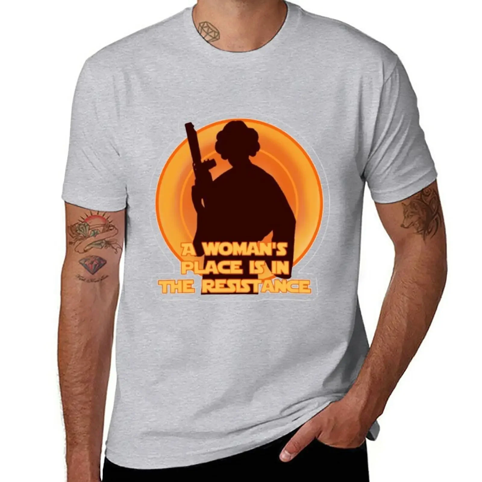 

a womans place is in the resistance T-Shirt sports fans customs design your own boys whites mens graphic t-shirts