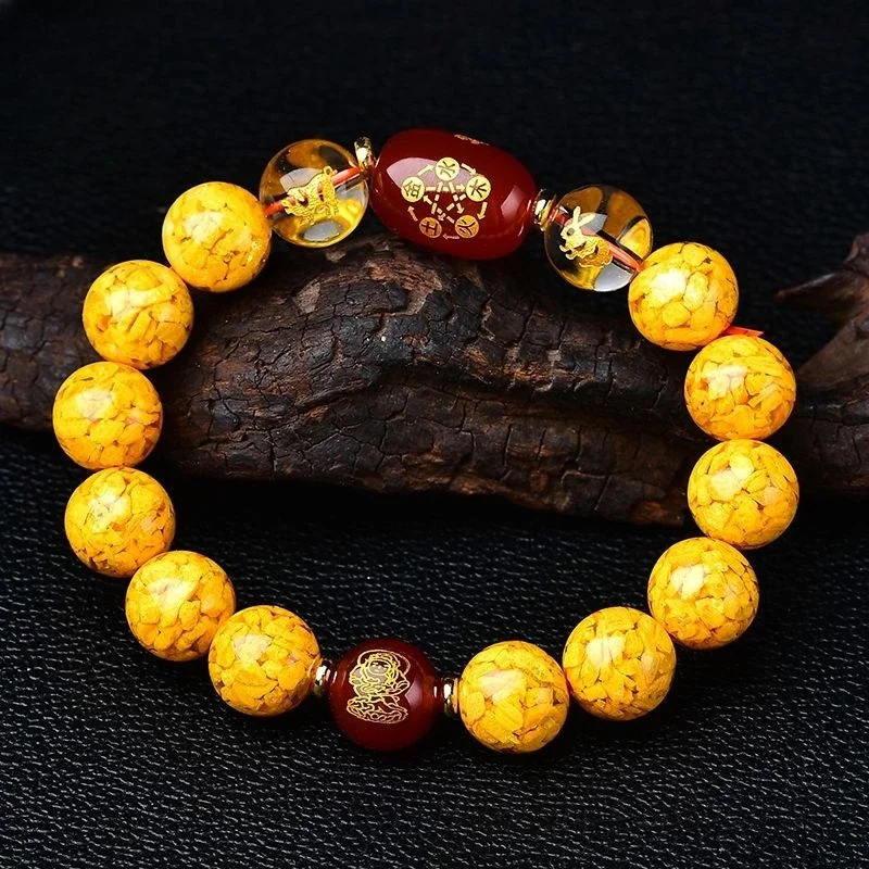 Mencheese NaturalRaw Ore Red Orpiment Cinnabar Customized Bracelet Zodiac Year Red Orpiment Crystal Sand Dragon Year Couple Gift
Mencheese NaturalRaw Ore Red Orpiment Cinnabar Customized Bracelet Zodiac Year Red Orpiment Crystal Sand Dragon Year Couple Gift